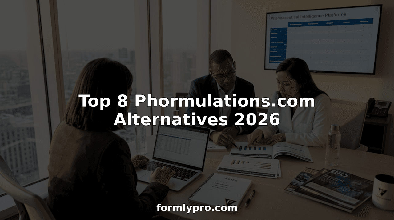 Top 8 Phormulations.com Alternatives 2026