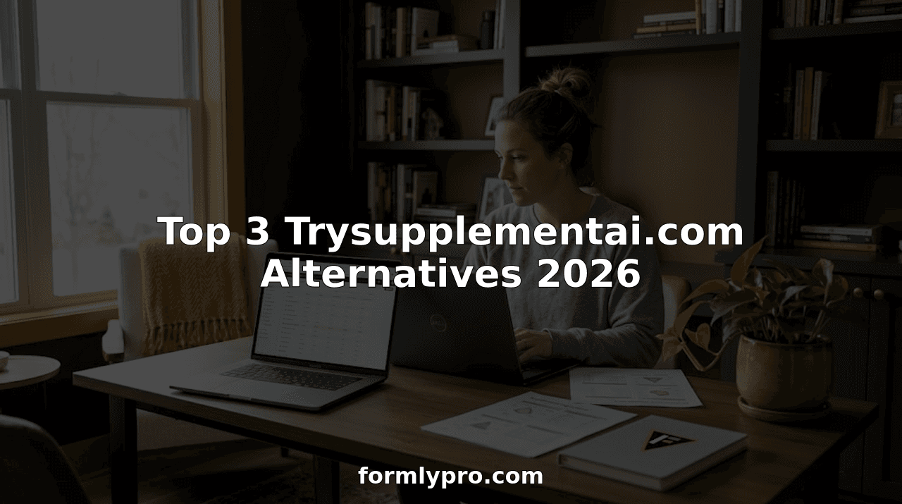 Top 3 Trysupplementai.com Alternatives 2026