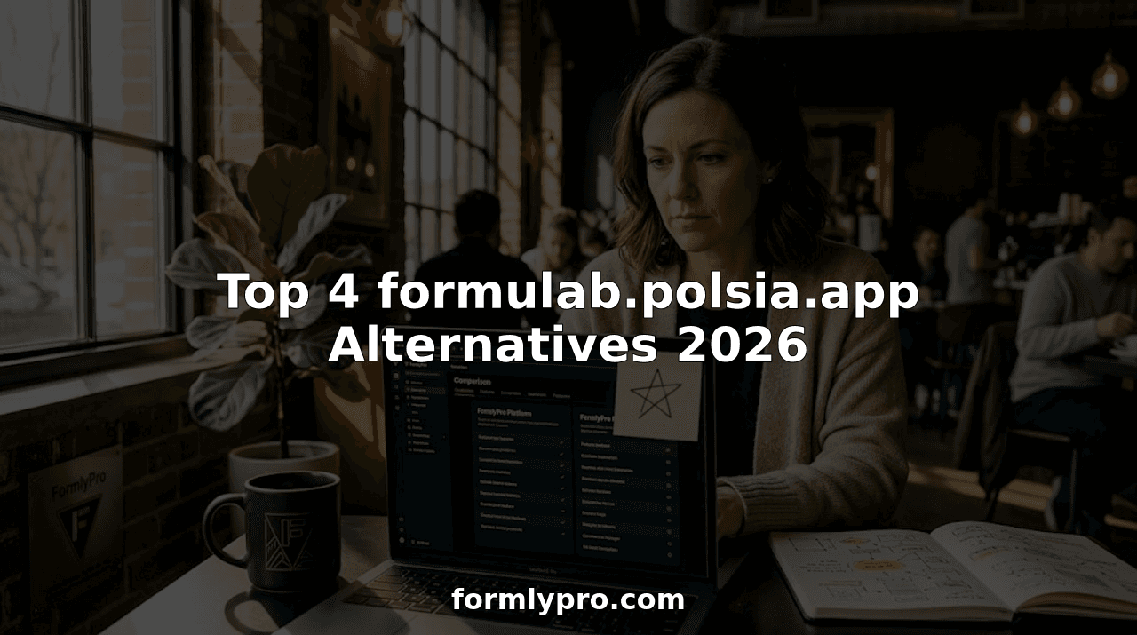 Top 4 formulab.polsia.app Alternatives 2026