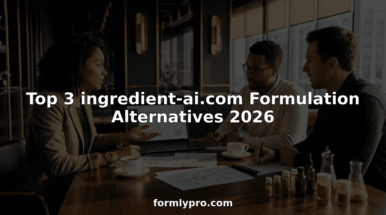 Top 3 ingredient-ai.com Formulation Alternatives 2026